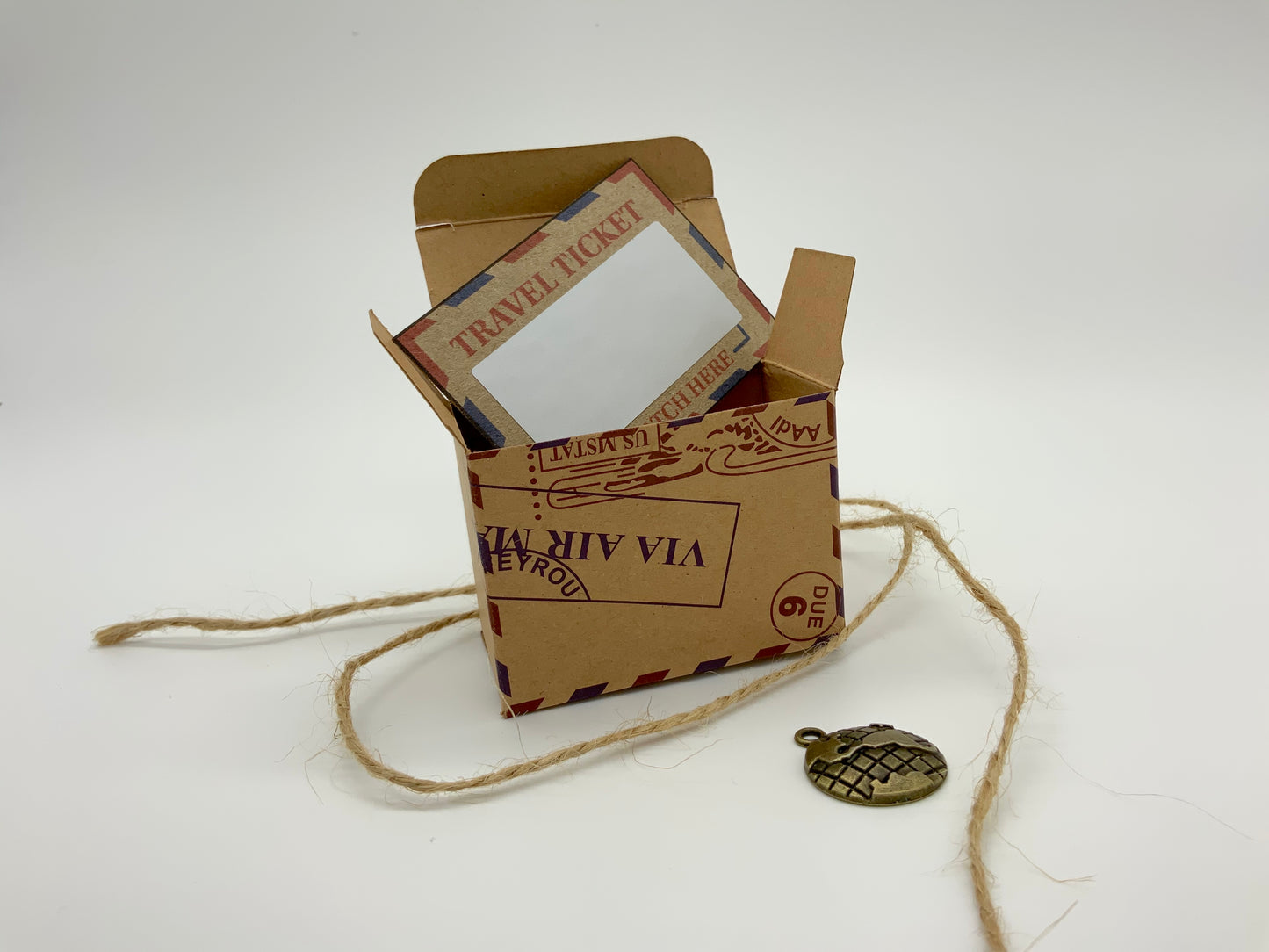 Mini Travel Box & Mini Travel Ticket Scratch & Reveal Gift bundle (DIY)