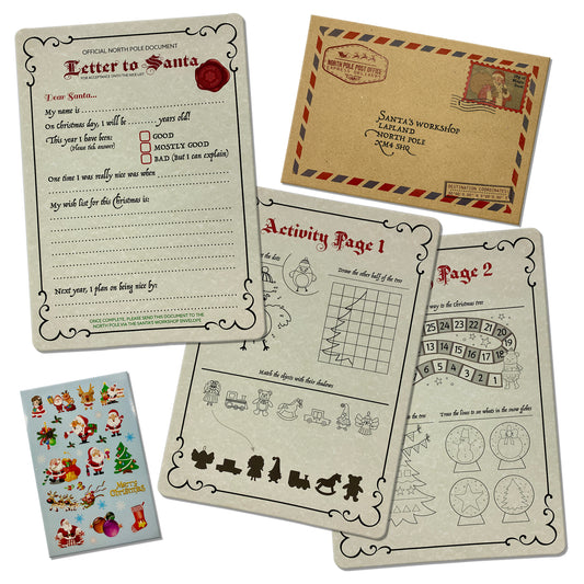 Vintage 'Letter to Santa' Keepsake Bundle Pack