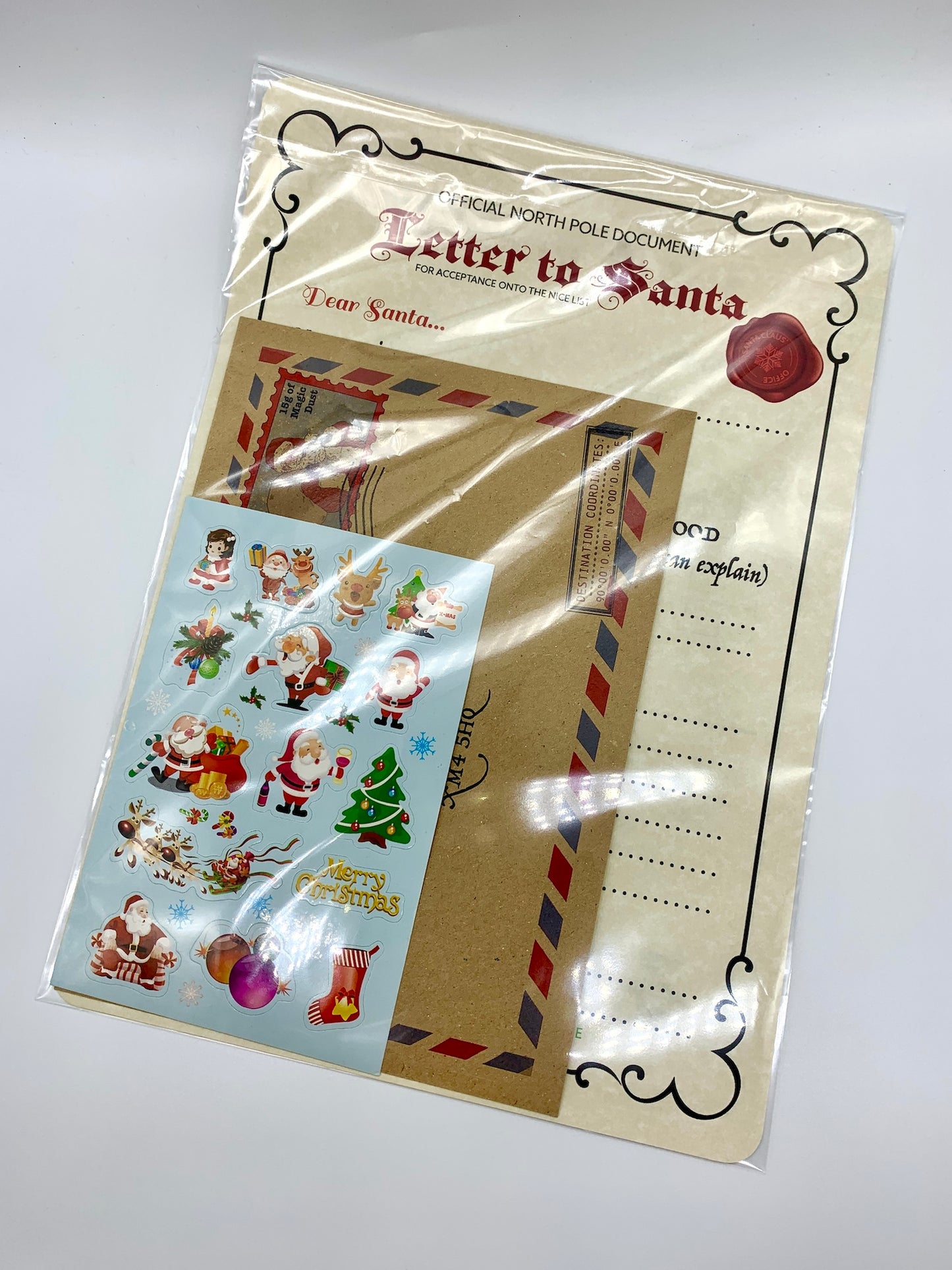 Vintage 'Letter to Santa' Keepsake Bundle Pack