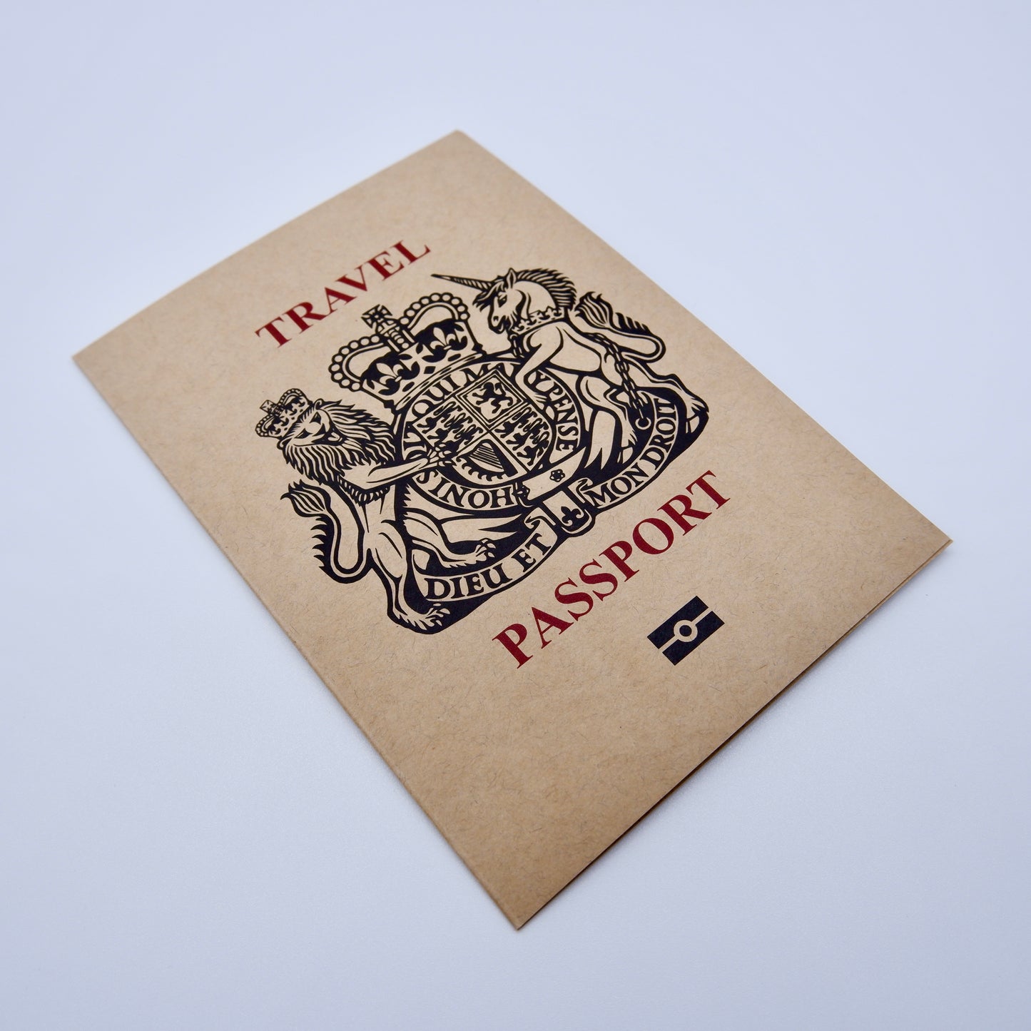 Passport (Brown) Card Reveal Gift bundle (DIY)